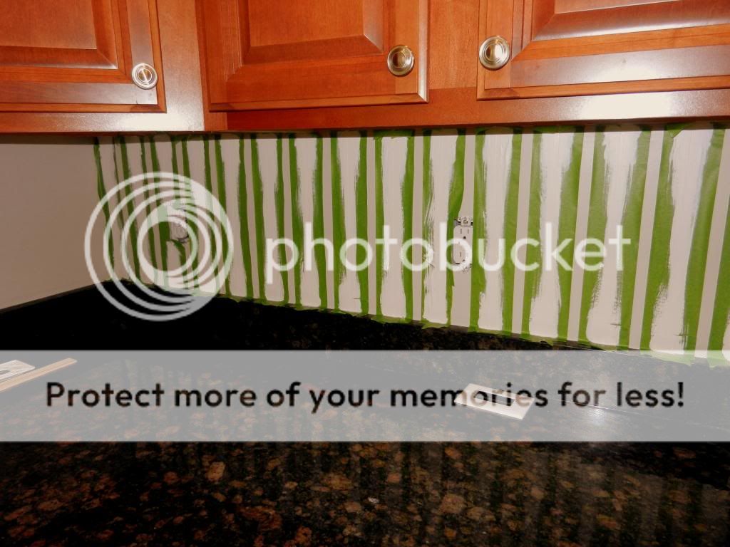 DIY Painted Backsplash {Tutorial} Moving to the Country